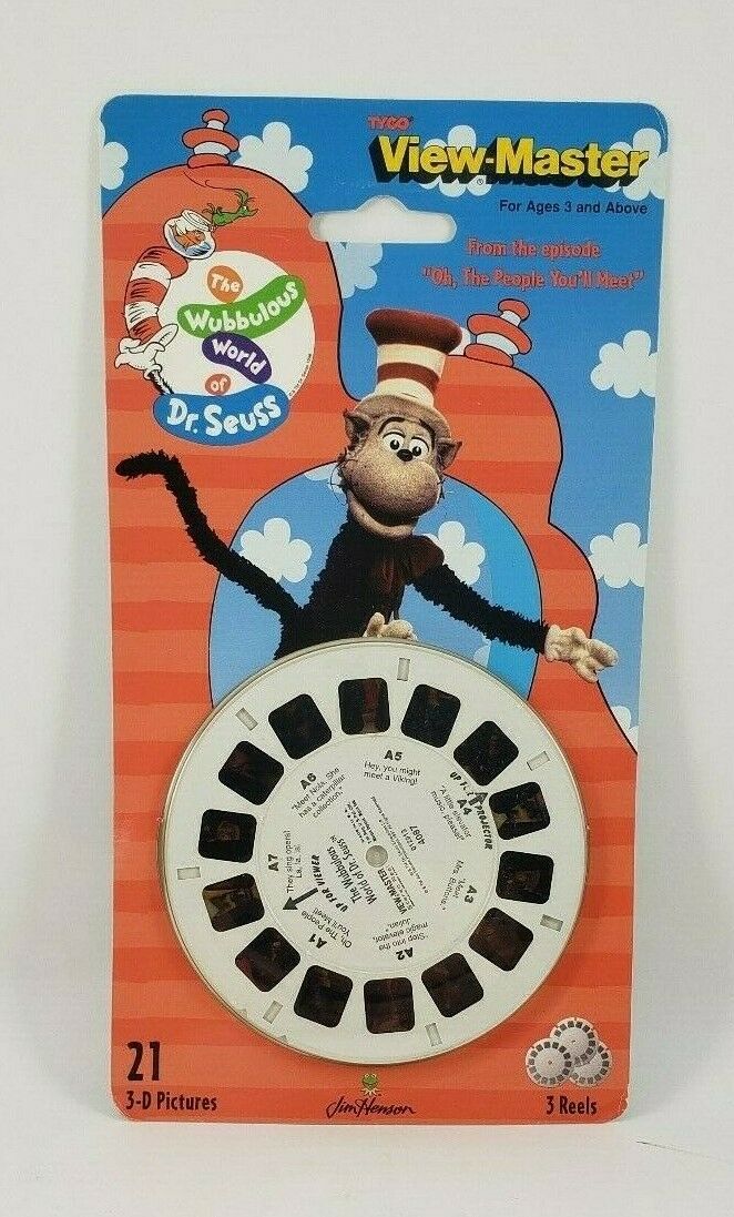 THE WUBBULOUS WORLD OF DR.SEUSS  VIEW MASTER Viewmaster 3 Reels Sealed Package
