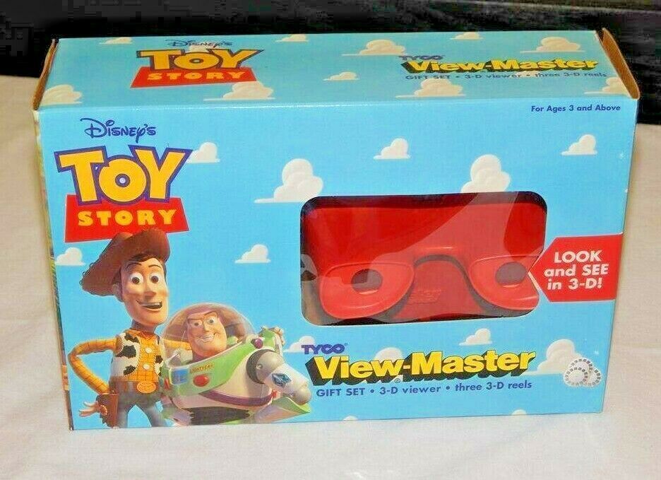 1995 VTG TOY STORY 3D VIEWMASTER WITH 3 TOY STORY REELS INCLUDED