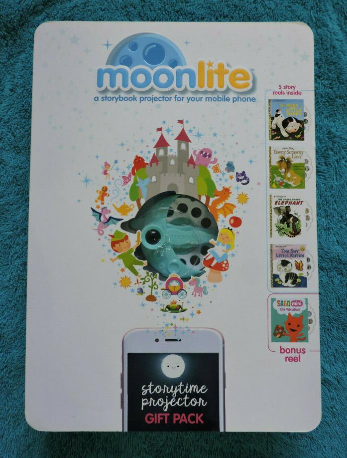 Moonlite Gift Pack - Storybook Projector For Smartphones With 5 Stories