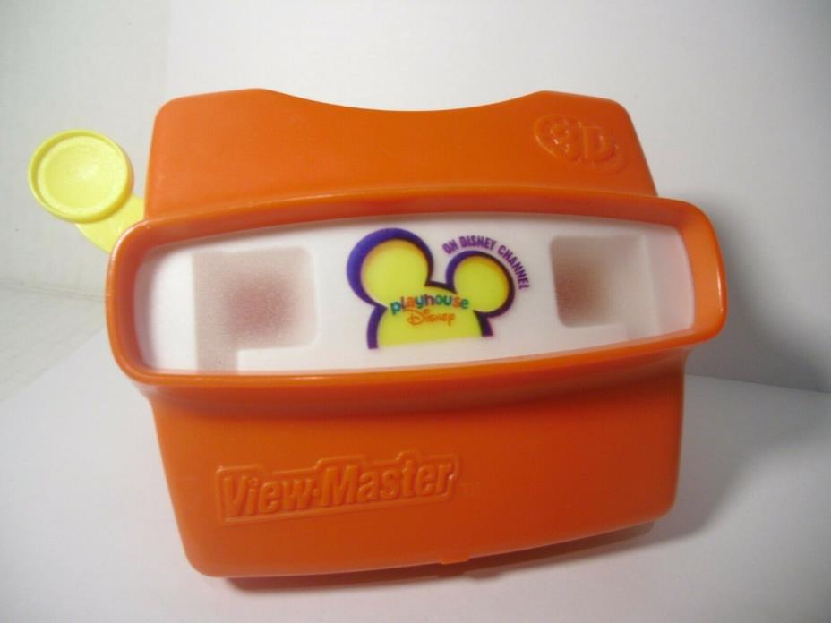 Disney View Master 3D Red Yellow Playhouse Disney Channel 1998 Vintage Toy Fun