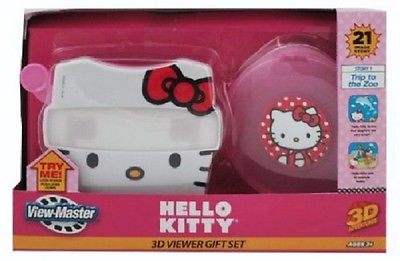 NEW ~ HELLO KITTY ~ VIEW-MASTER 3D VIEWER, REELS & STORAGE CASE GIFT SET!