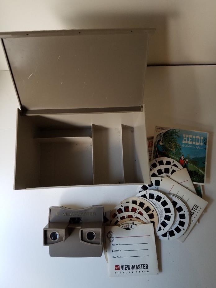 View Master with Reels and Plastic Box