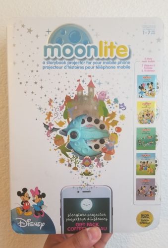 Moonlite - Special Edition Disney Gift Pack, Storybook Projector for Smartphones