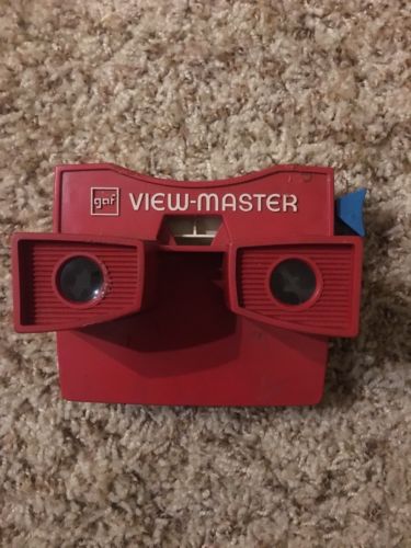 Vintage GAF Viewmaster With 3 Films (7 Total Reels)