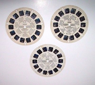 GAF View Master Reels - (3 Reels) - Heidi - 1958