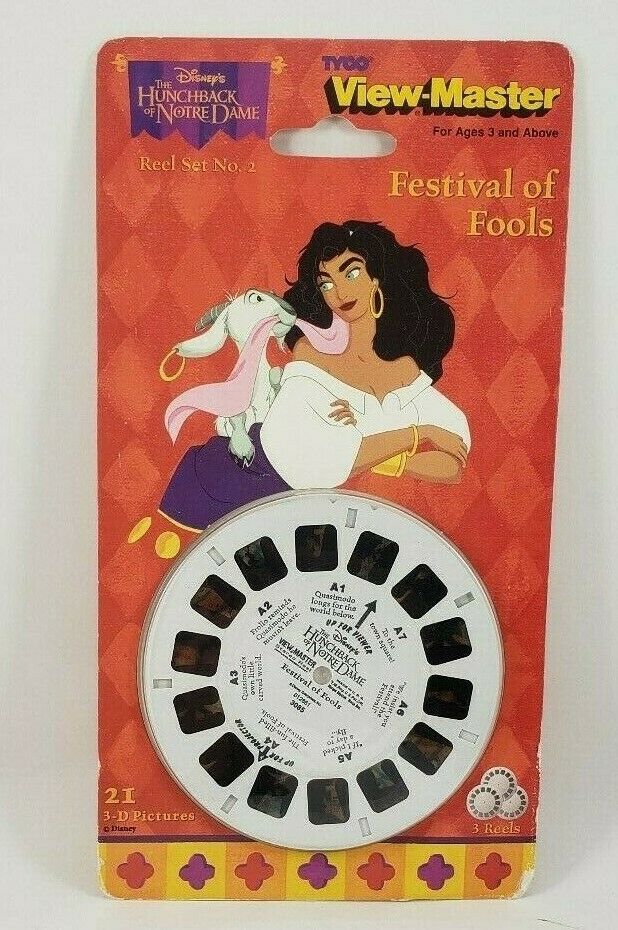 DISNEY'S HUNCHBACK OF NOTRE DAME   VIEW MASTER Viewmaster 3 Reels Sealed Package