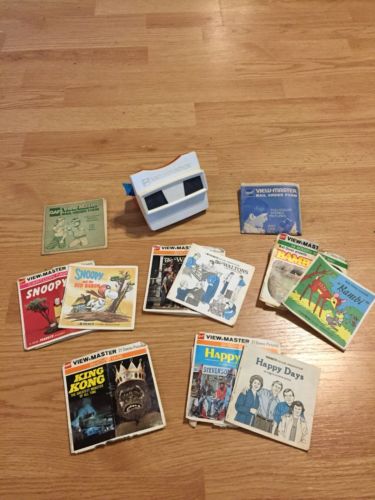 Vintage GAF Viewmaster With Reels King Kong Happy Days Bambi Snoopy The Waltons
