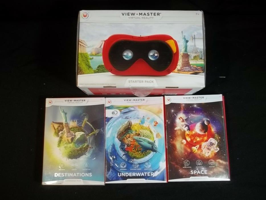 View Master Virtual Reality Starter Kit Plus Space Underwater Destinations