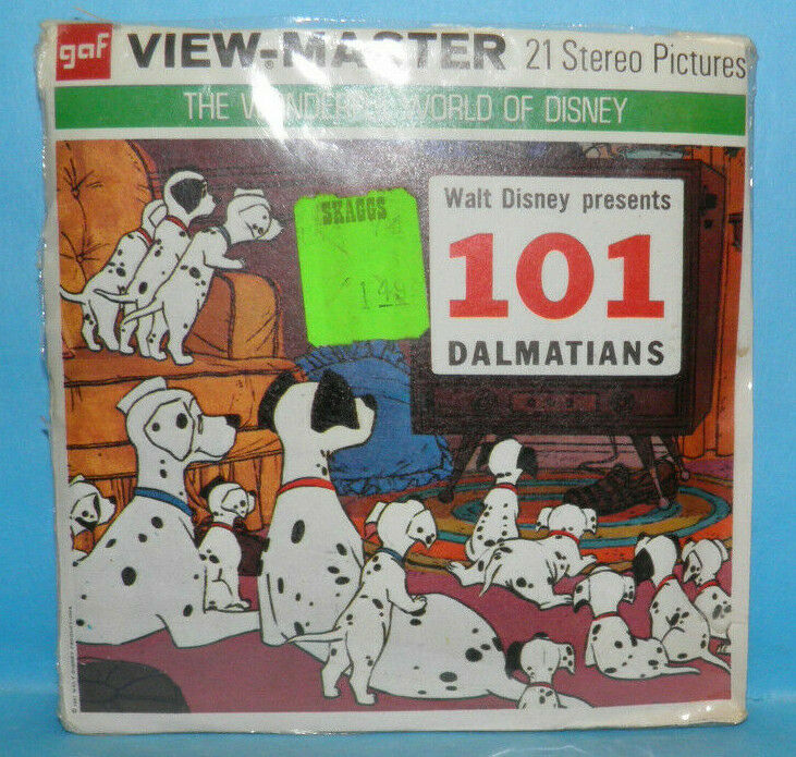 Vintage View Master 1961 101 Dalmations Disney Reels & Storybook Set