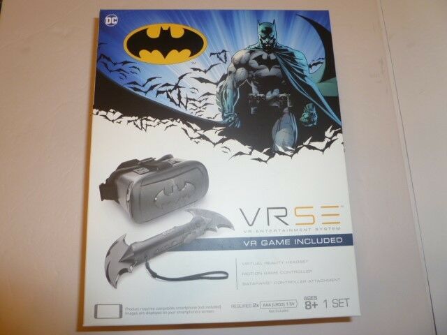 VRSE Batman Virtual Reality Set  IR controller VR headset, game included, New