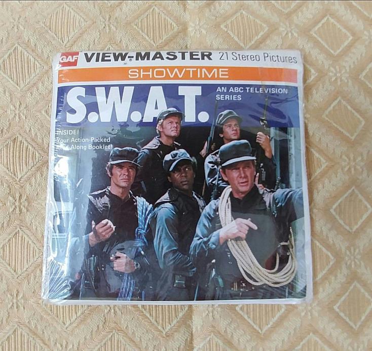 Vintage GAF Viewmaster Reels S.W.A.T. TV Series Packet no. BB 453 Sealed SWAT