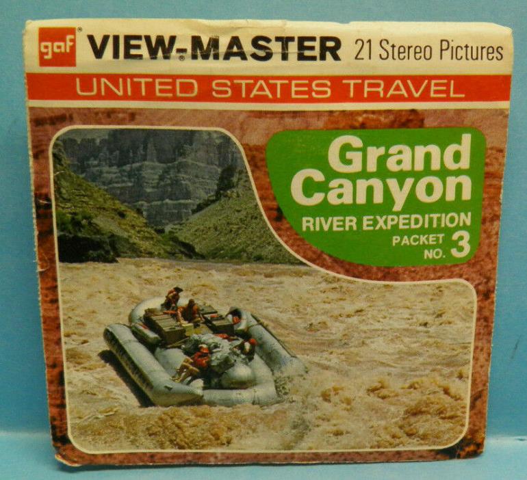 Vintage View Master 1970 Grand Canyon River Expedition #3 Reels & Storybook Set