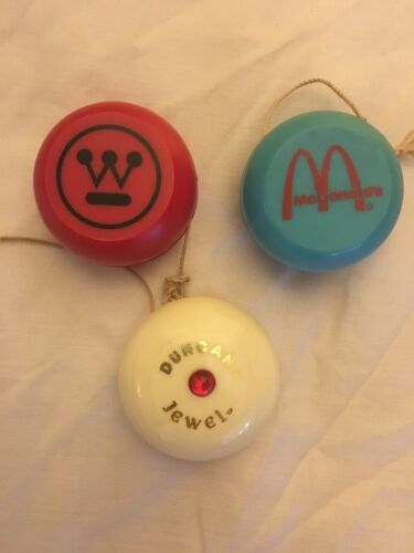 Lot Of 3 Vintage Yo-yos - McDonald’s - Westinghouse - Duncan Jewel