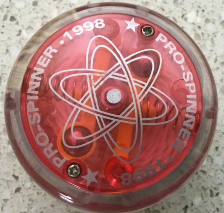 Hyper Yoyo Pro Spinner 1998 Color-Pink/Clear-Professional-Auto Return System