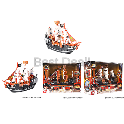 Rhode Island Novelty - Pirate Boat Playset 1 Pack