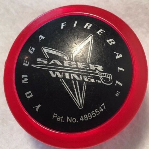 YOMEGA SABER WING FIREBALL  Col. RED  Plastic New in Original Packaging