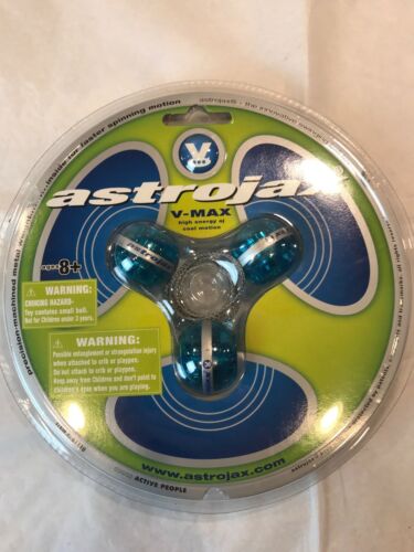 Original ASTROJAX V-MAX 61110 High Energy 3 Balls w Trick CD 2003 Blue NEW!