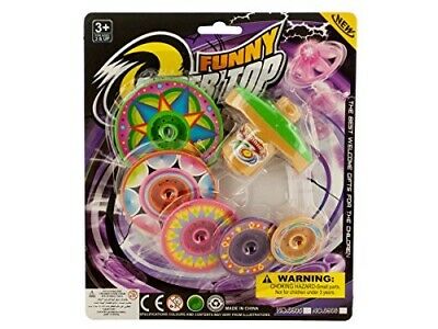 bulk buys Super Spinning Top with Extra Colorful Discs Baby Toy, Yellow/Green/P