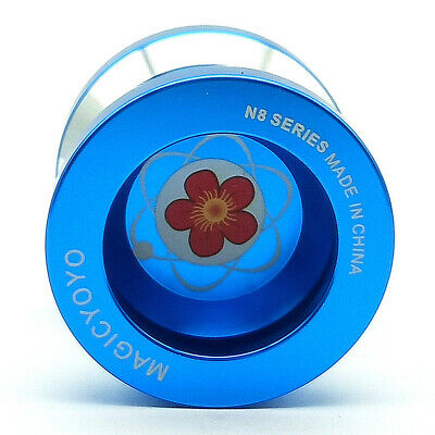 Premium High-End Aluminum Alloy Bearing Type Yoyo Ball Toy - Blue