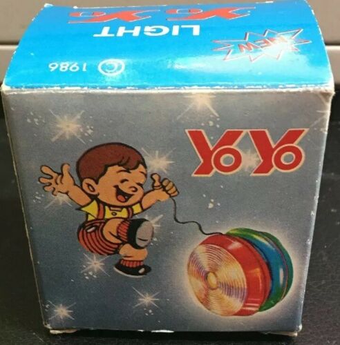 Vintage 1986 Light Yoyo With Original Box Made In Taiwan
