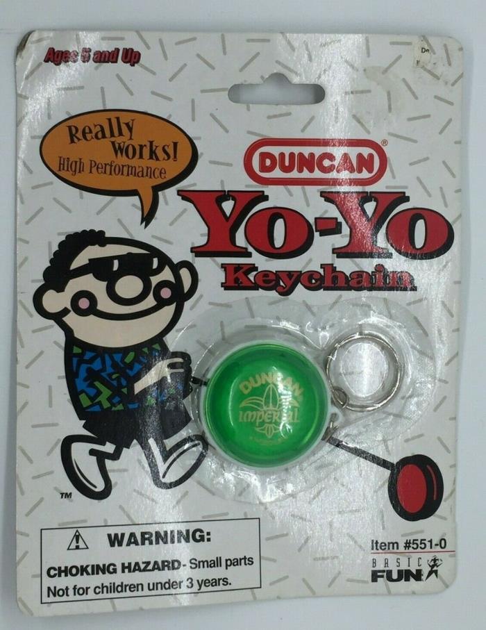 Vintage Duncan Green Imperial Keychain Mini Yo-Yo MOC