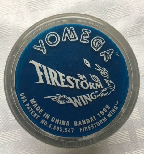 Yomaga Butterfly Yo-Yo Vintage firestorm Wing Blue And Clear No String