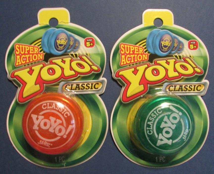 NEW! Jaru Super Action Yo-Yo Classic Ages 5+ Great for Tricks Fun Toy Gift lot 2