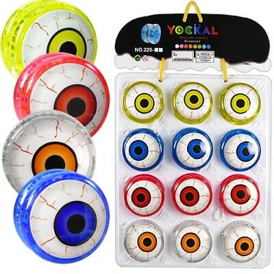 Yoyo Eyeball Light Up Novelty Party Favor Toy (Pack of 48)
