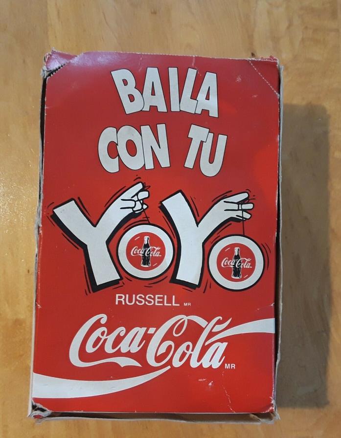 1 Box Of 12 Russell Super Yo-Yo Coca Cola Sprite Fanta Mexico NOS