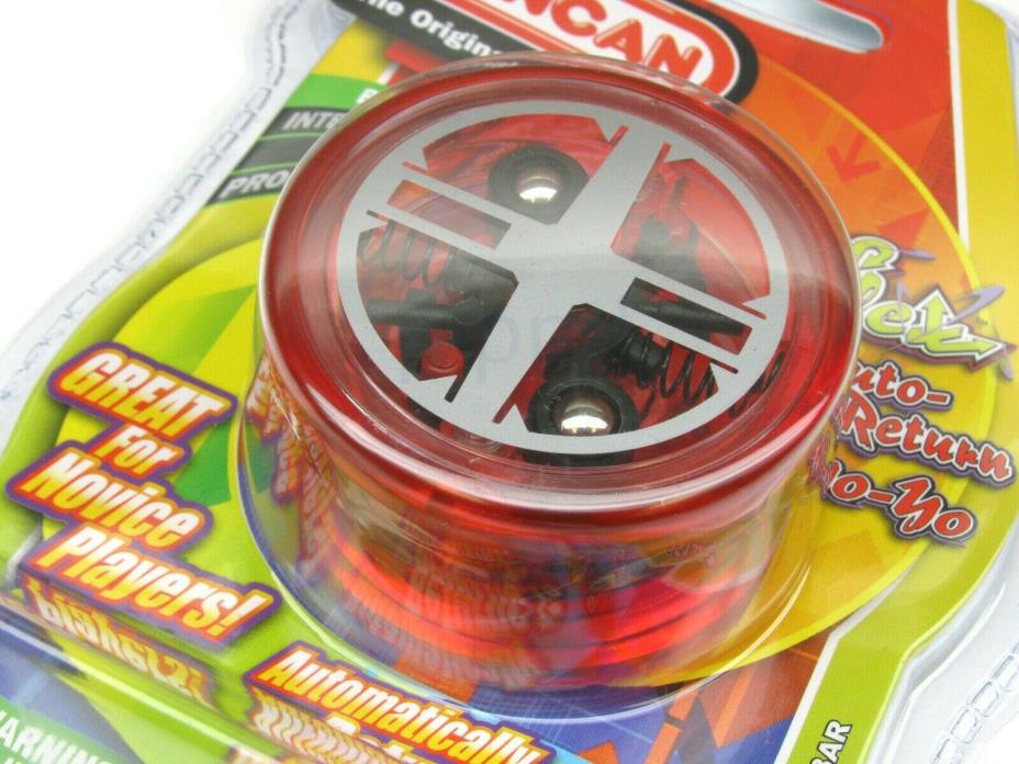 Duncan Reflex Auto Return Automatic Beginner Yo-Yo - Transparent Red 7+ ages