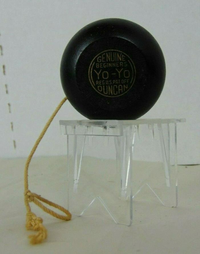 Vintage Genuine Beginners Duncan Yo-Yo Wood Toy