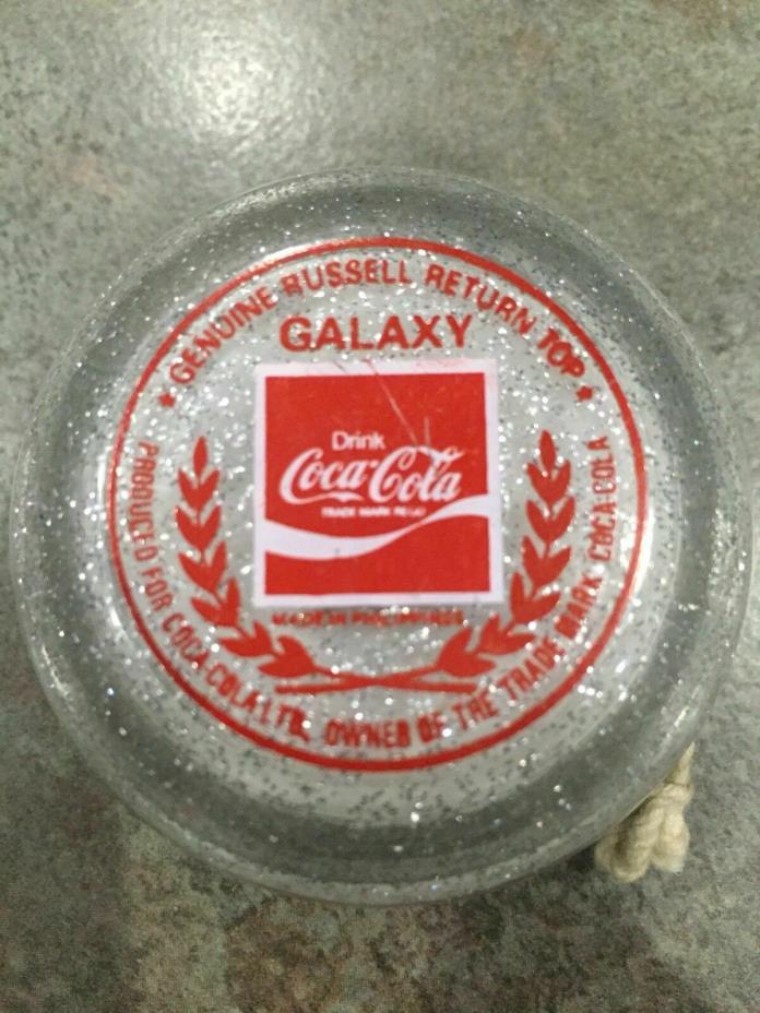 VINTAGE DRINK COKE GALAXY RETURN YOYO EXCELLENT CONDITION FOR AGE
