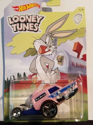 Hot Wheels Looney Tunes Bugs Bunny HW Poppa Wheelie Character Car 1:64th