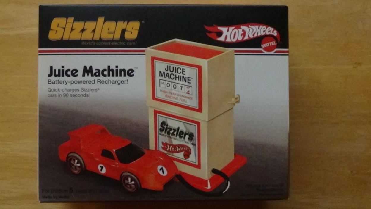 Hot Wheels Sizzlers Juice Machine Battery-Powered Recharger NEW In Box