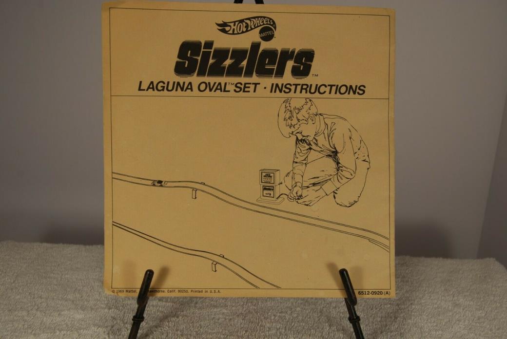 Hot Wheels Sizzlers Laguna Oval Set Instructions