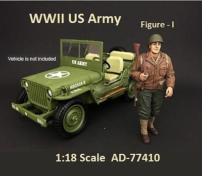 American Diorama WWII US Army - Figure I  - 1:18  scale   AD 77410