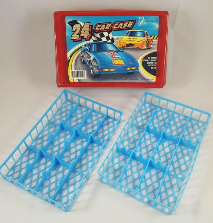 Vintage Red 24 Car Case by Tara Toy Corp. Style #20150