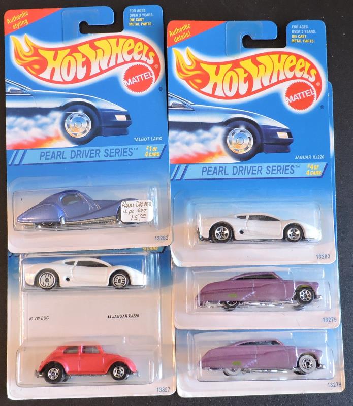 HOTWHEELS  1995  SERIES CARS - PEARL DRIVER SERIES + VARIATIONS