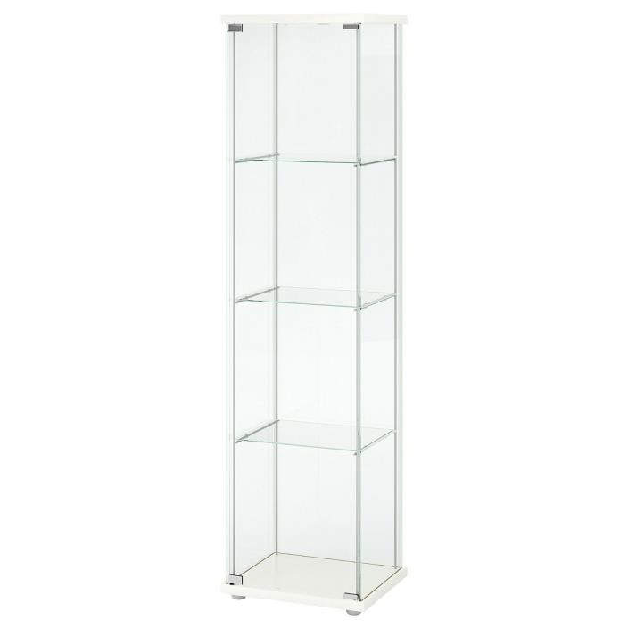 Ikea DETOLF Glass-Door Cabinet White New 802.691.22