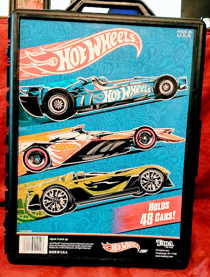 Hot Wheels 48 car carrying case,storage case with handle vintage