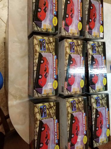 9 POLYFECT COLLECTORS SHOW CASEs/1:24 & 1:64 STACKABLE/ 2-DISPLAY BASES ea.