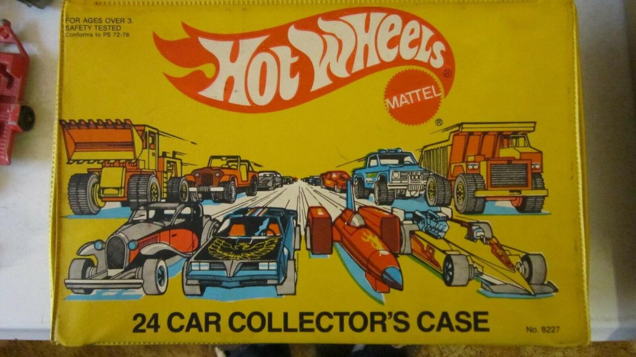 Vintage 1983 Hot Wheels 24 Car Collector's Case RARE