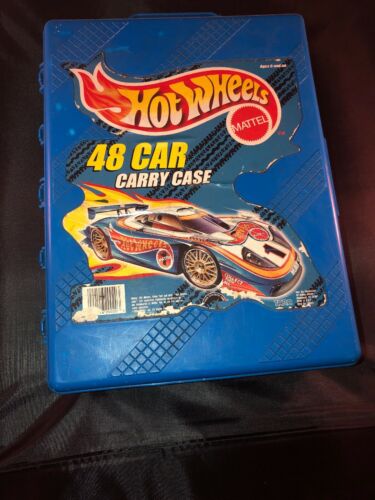 Genuine, Vintage Mattel HOT WHEELS CASE 48 Car Carry Case. Die Cast Car Carrier.