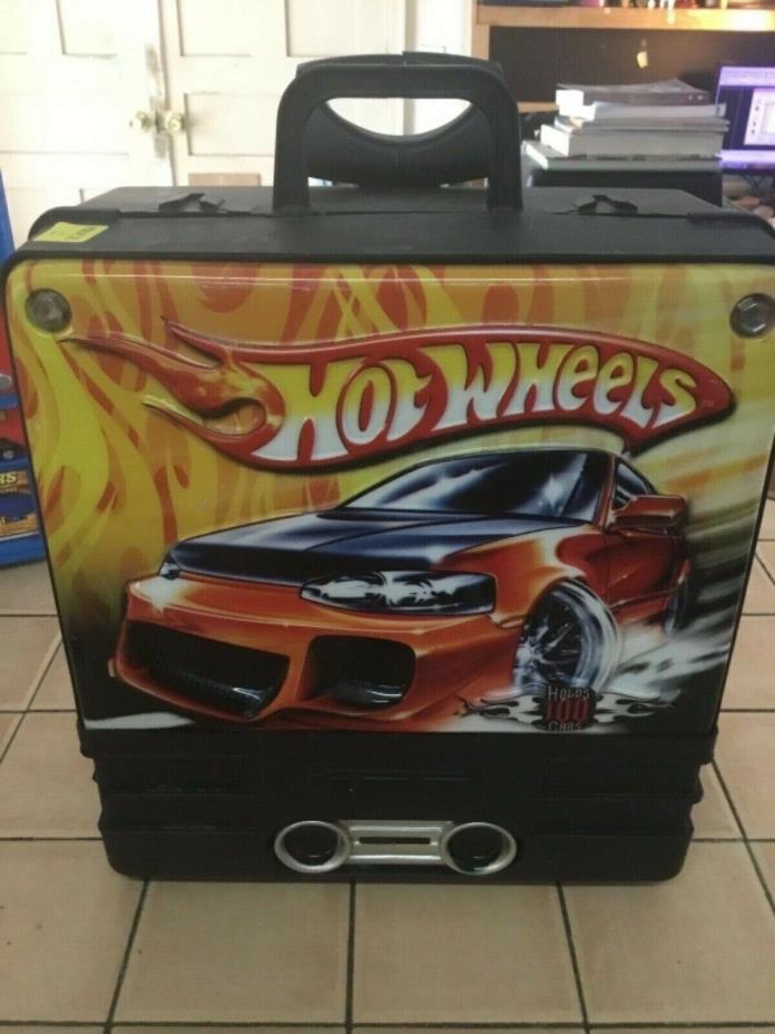 Hot Wheels 100 Car Rolling Case Tara Extended Handle
