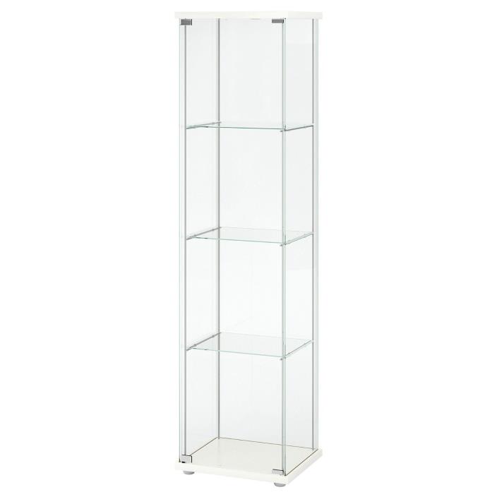 Ikea DETOLF Glass-Door Cabinet White Modern 802.691.22