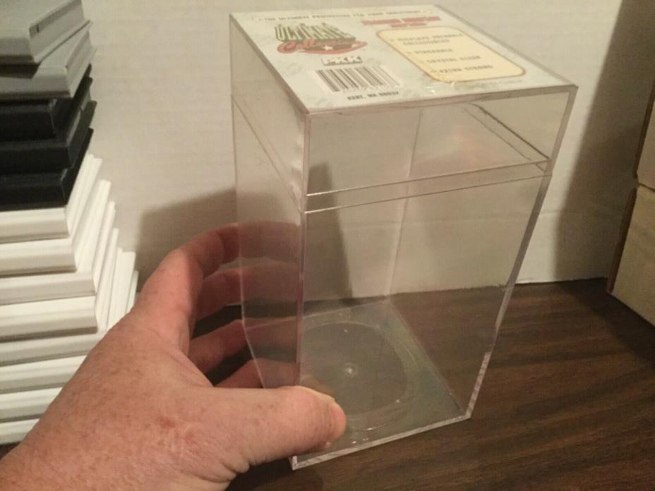 Nice Clear Plastic Display Box with lid 8 X 4 X 4 Inches