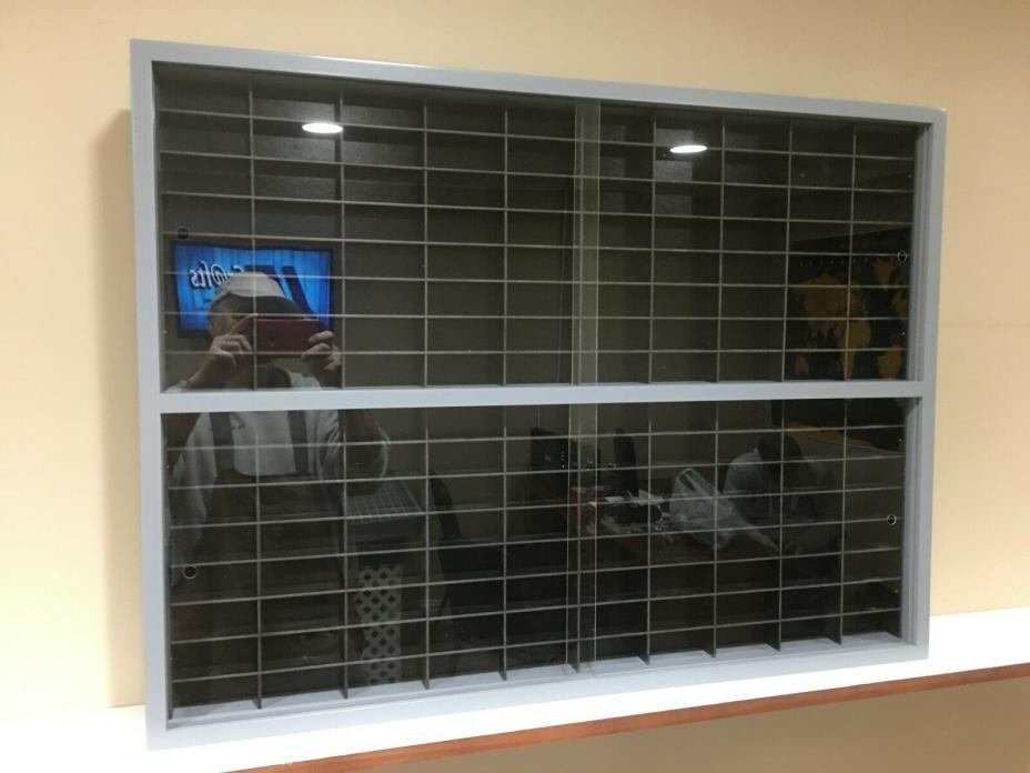Display case cabinet for 1/64 diecast scale cars (hot wheels, matchbox) 160NGB-5