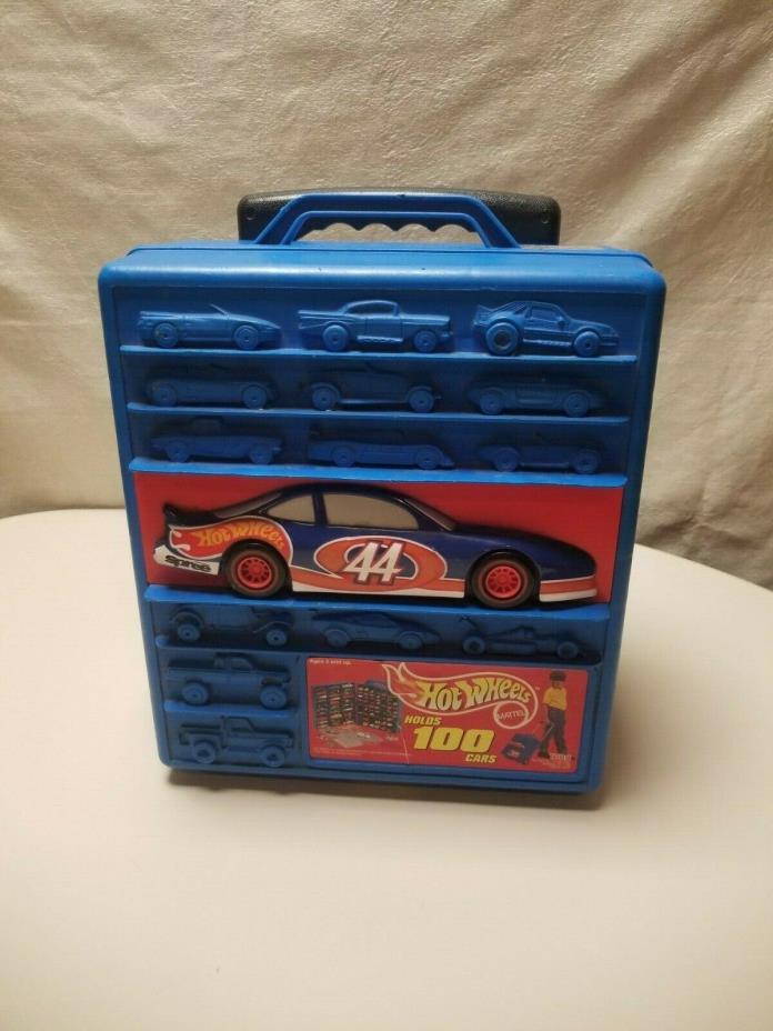 1997 Tara Toy HOT WHEELS 100 Car Rolling Carry Case Style #20375