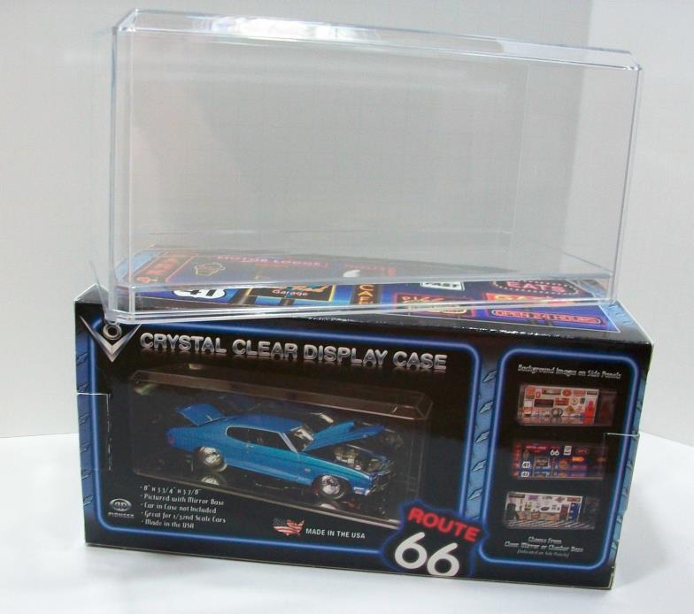 LOT OF 4 Acrylic Display Case 1:32 or 1:24 Scale Stackable Diecast Cars