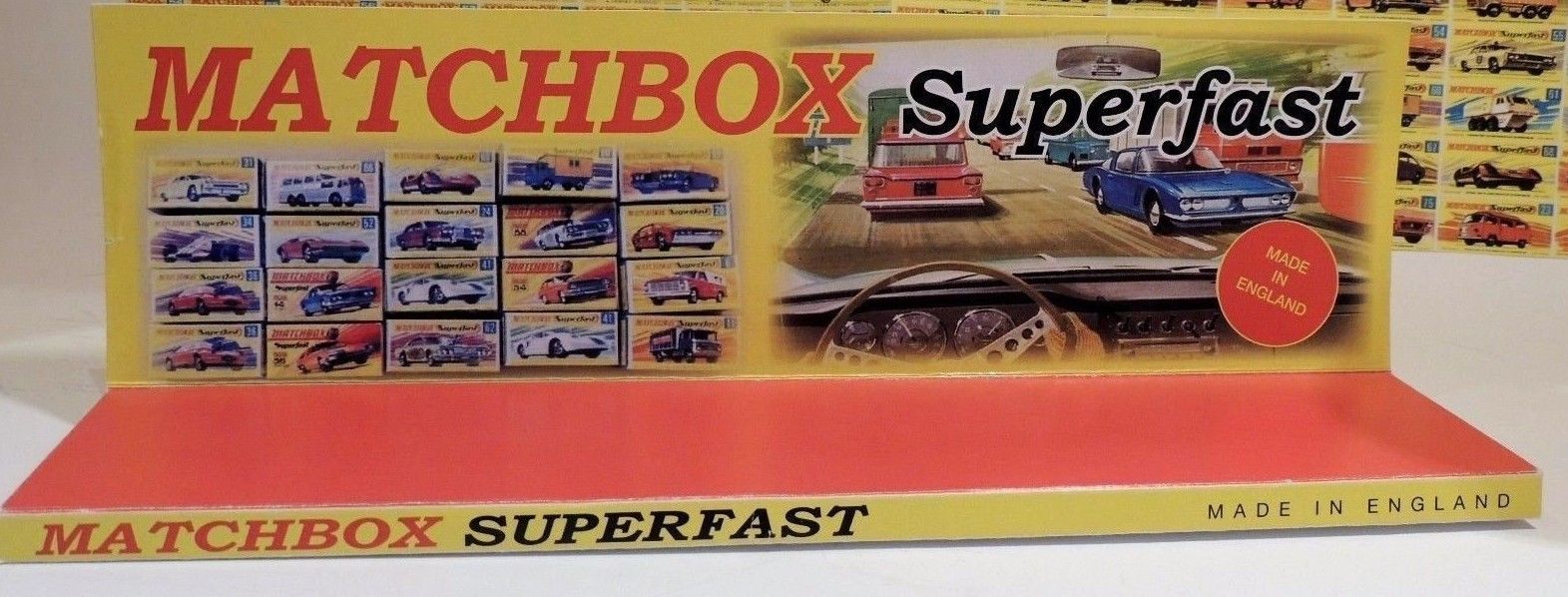 Matchbox Superfast / Display SPECIAL EDITION 13 in X 4 in